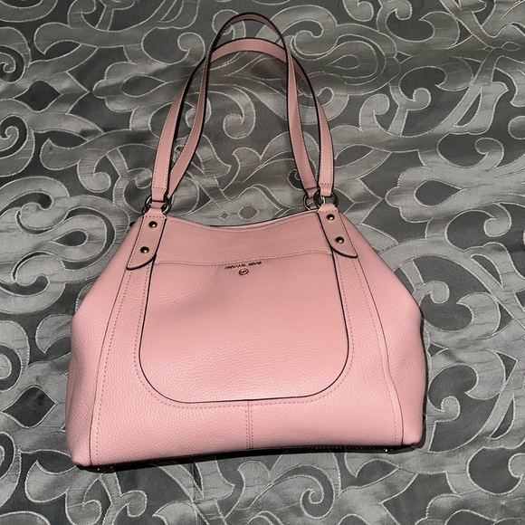 Michael Kors Molly Pink Shoulder Tote - Picture 2 of 12